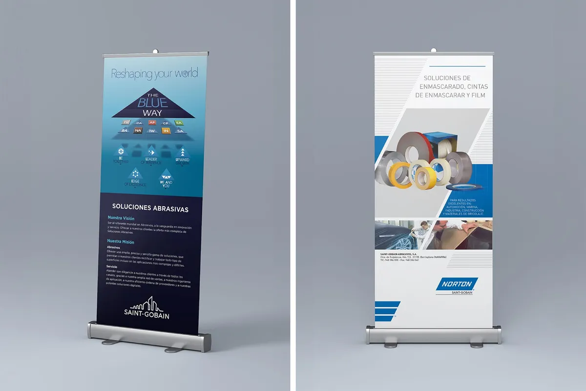Comunicación visual Rollup Normon by Ideart